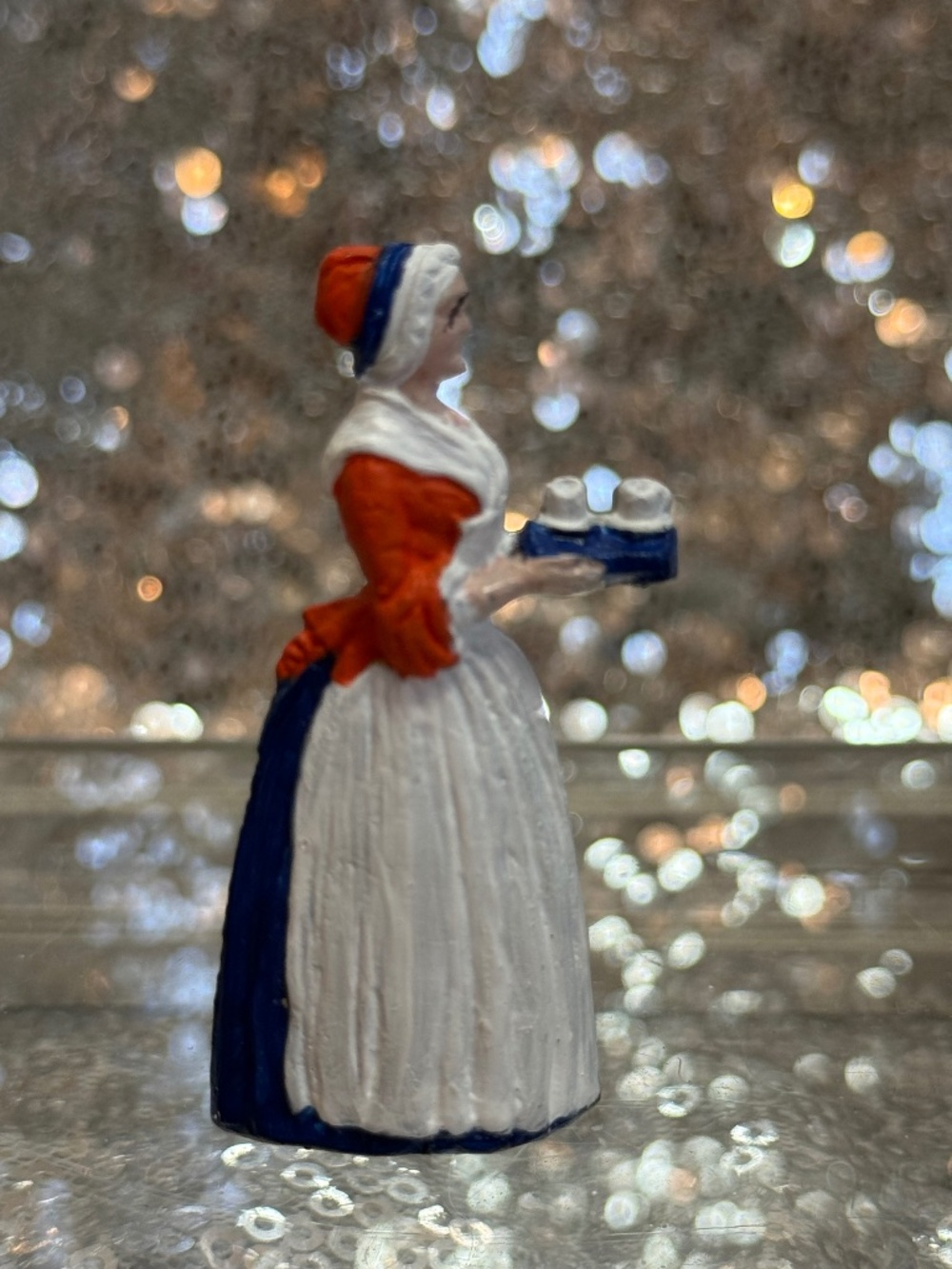 1920 baker chocolate girl pencil sharper